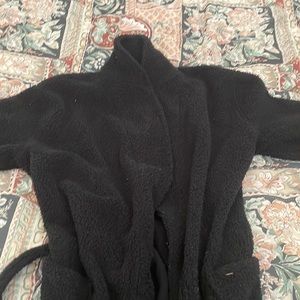 Sonoma Black Fleece Bathrobe